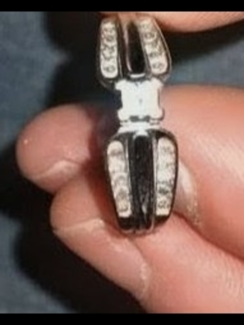 Vintage Art Deco 10kWhite Gold Diamond Ring – Size 6